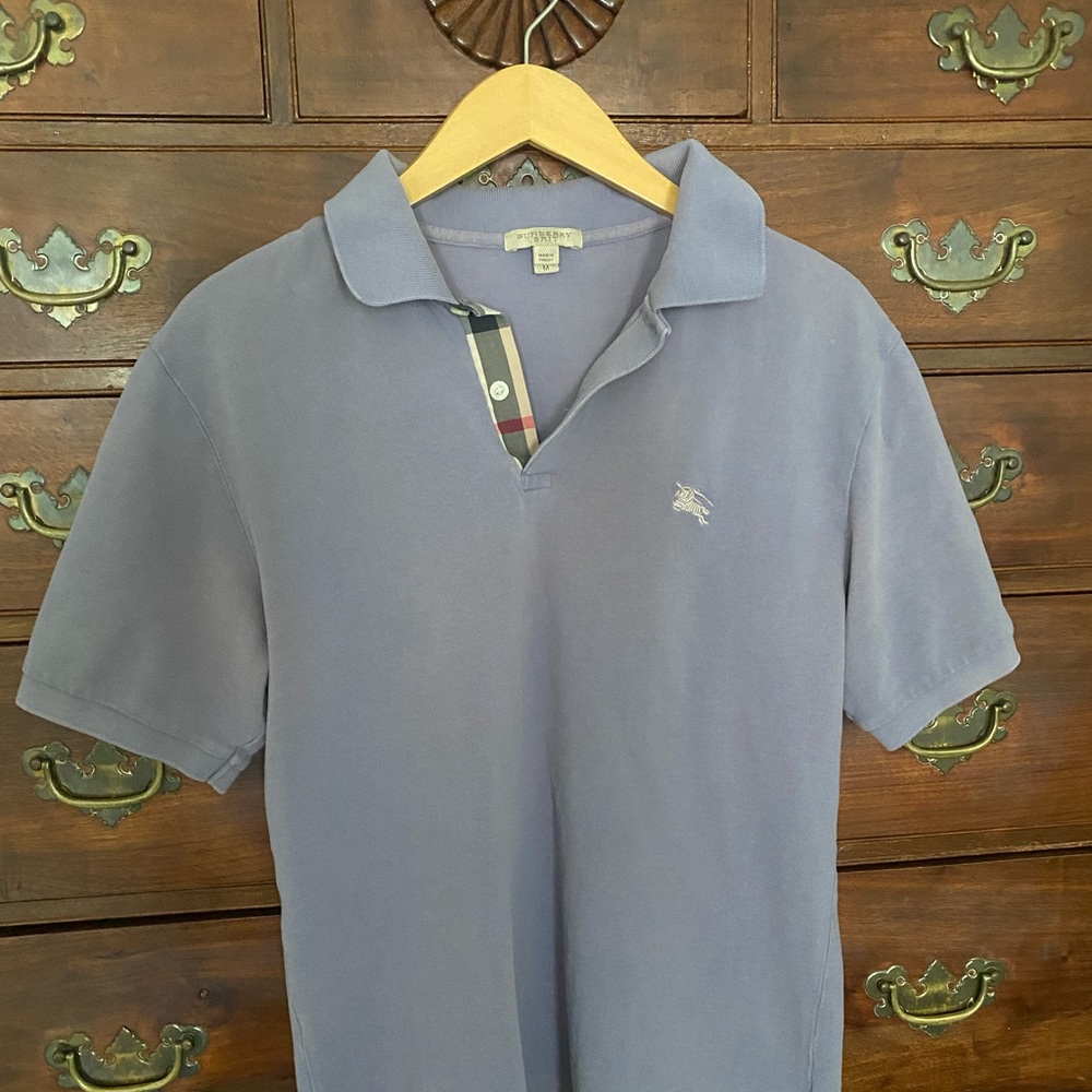 {burberry} Mens Pique Polo Shirt Size Medium